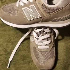 12.5 gray kids New Balances